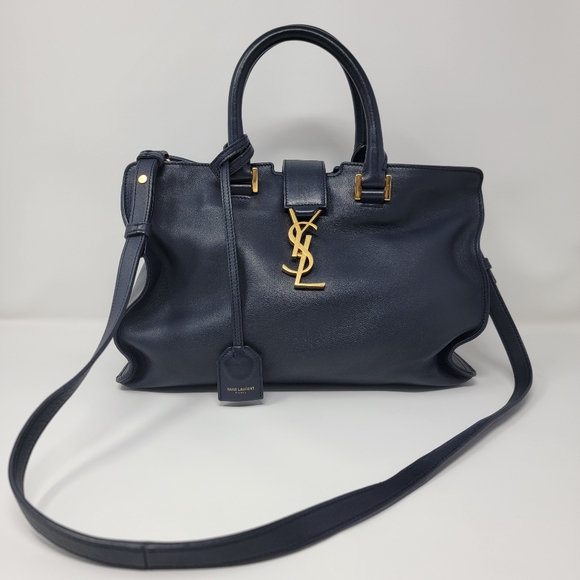 Yves Saint Laurent Handbags - SAINT LAURENT YSL Cabas Leather Crossbody Bag